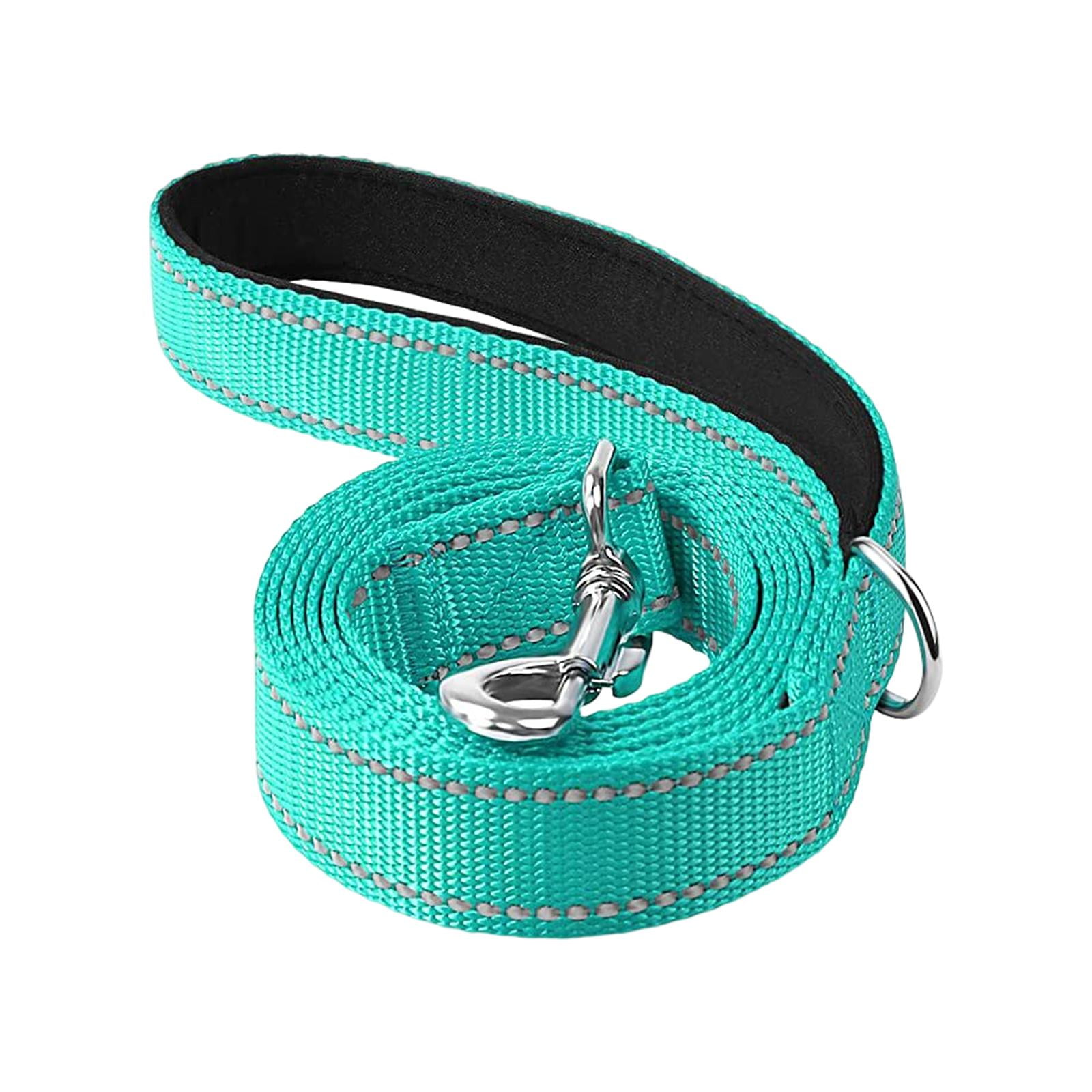 Magideal - Correa Reflectante Para Perro, Cómoda, Profesional, 6 Pies De Largo, Fácil De Limpiar, Correa De Entrenamiento De Nailon Trenzado Para Perros Pequeños Verde