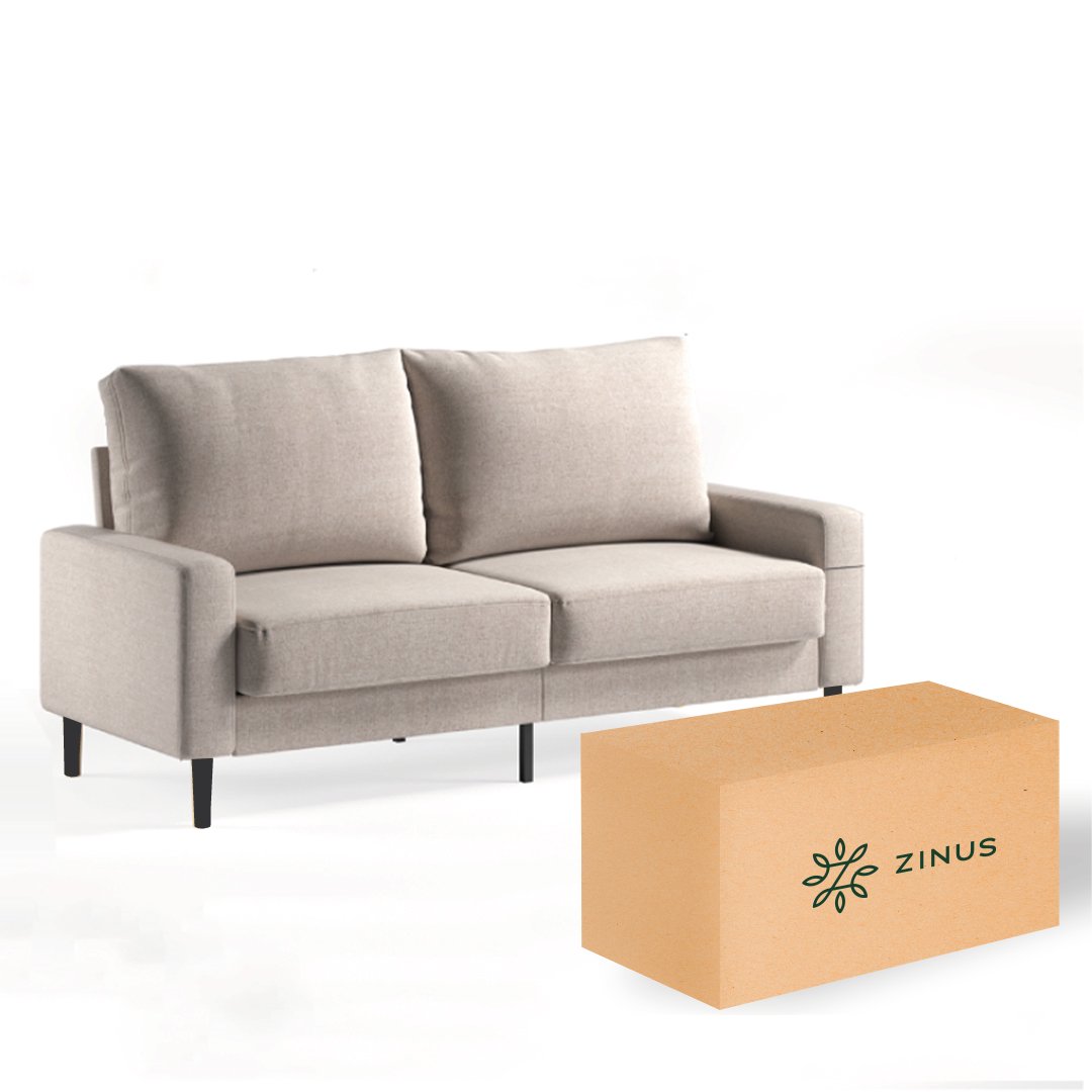 Sofá Colton Zinus, 3 Cuerpos Beige