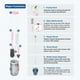 thumbnail image 4 of ZhenNian Travel Baby Bottle Brush Set With Extendable Silicone Bottle Brush, Nipple Brush, Magnetic Baby Bottle Drying Rack, Straw Cleaner Brush, Baby Bottle Soap Dispenser, Pink, 4 of 5