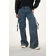 thumbnail image 2 of Pantalon Cargo Denim Wide Leg Azul Vw4722 Mujer, 2 of 3