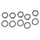 thumbnail image 5 of Juego De Tuercas De Conector De Enchufe Con Arandelas Para Piezas De Bajo De Guitarra Eléctrica De 9 Mm, 5 of 5