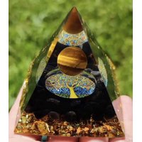 Genmérico - Pirámide Energética Ojo De Tigre