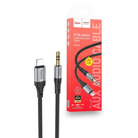 Cable Adaptador Audio Lightning A 3.5Mm Con Chip Dac - Nylon Trenzado - Hoco Upa26