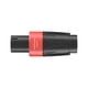thumbnail image 2 of Conector hembra de speakon 4 polos Rojo, contactos plateados, 2 of 3