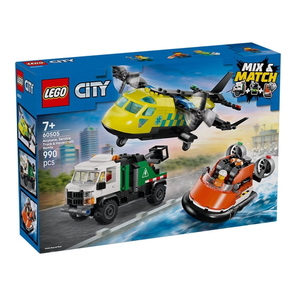 60505 Remix Avión Camión Técnico Y Aerodeslizador