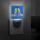 thumbnail image 4 of Bananas en Pijamas Luz nocturna LED con sensor de anochecer a amanecer para dormitorio, baño, pasillo, escaleras - Lámpara LED nocturna de enchufe, 0.5W - 1 pieza, 4 of 6
