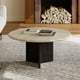thumbnail image 5 of Mesa De Centro Doble Travertino Tono Wengue, 5 of 10