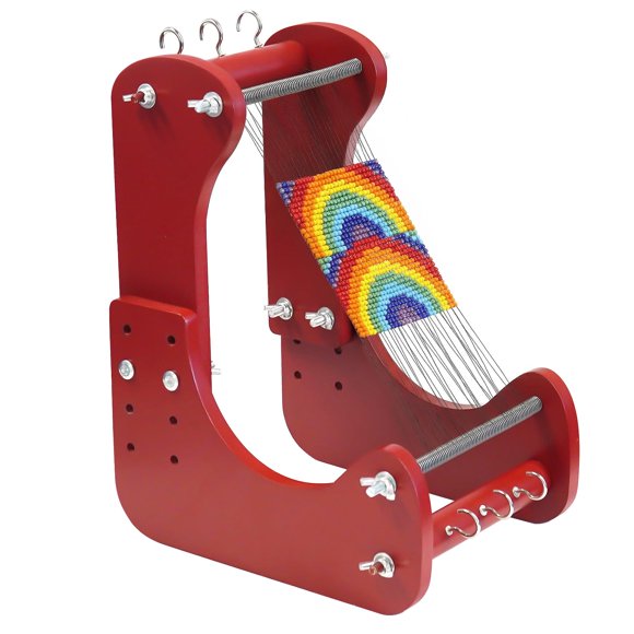 Kit de Telar de Cuentas VULZEN Ajustable de Madera 19‑27 cm
