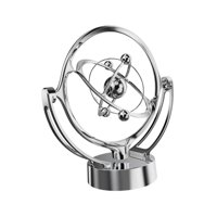 Magideal - Juguete De Escritorio Con Movimiento, Decoración Del Hogar, Escultura De Equilibrio Portátil, Versátil Y Decorativa, Para Estantería, Fiesta, Regalo, Plata