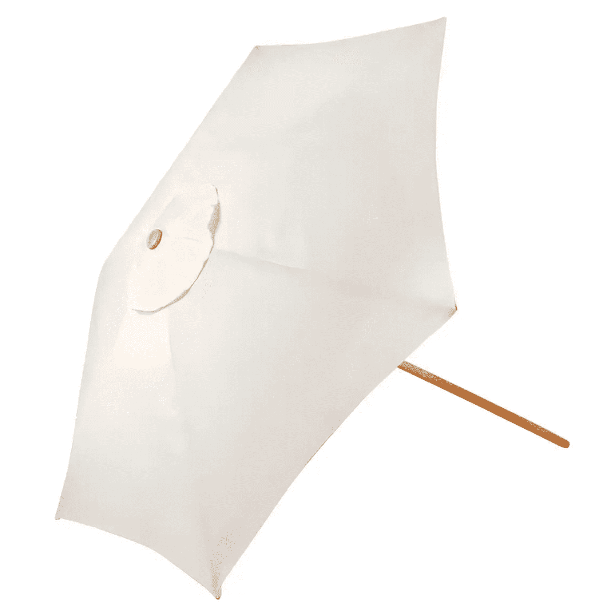 Genérico - Quitasol Madera 2.5x2.25 Metros Blanco Marca Just Home Collection Liso