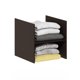 thumbnail image 1 of Inserto de cubo para estante H de Furinno, organizador de cubos, negro roble oscuro, 1 of 8