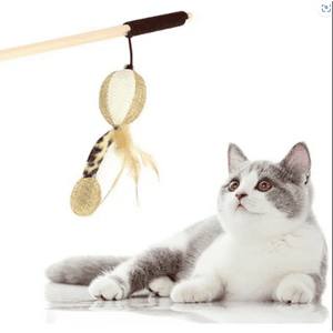 Genérico - Juguete Para Gatos Burlas Palo De Plumas De Suzuki Madera