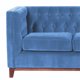 thumbnail image 3 of Sofá Roma 1C Tela Velvet Azul Petróleo, 3 of 3