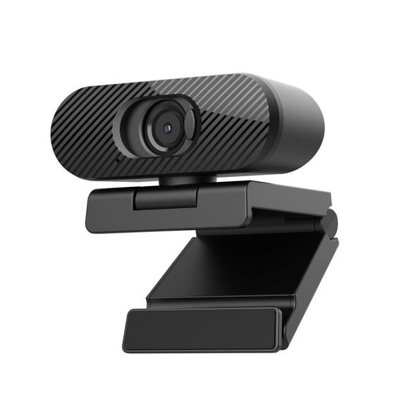 Webcam JLab Go Pop 1080p USB con obturador de privacidad, negro