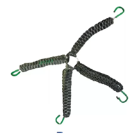 Genérico - Pulpo Caucho Artesanal Amarre Multiuso Tensor Jebe 1 Unid Negro