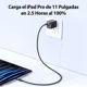 thumbnail image 3 of Cable Carga Rápida Usb-c A C Antinudos 100w 1,2m Usams Sj632 Negro, 3 of 8