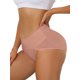 thumbnail image 4 of INSPIRE CHIC Bragas de Mujer de Corte Alto con Control de Abdomen de Cintura Alta Acanalada para Regreso a Clases Color Rojo Claro 3XL, 4 of 4