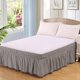 thumbnail image 1 of suxuMhao Faldas de Cama con Borlas - Volante Antipolvo con Caída de 15in, Se Ajusta a Cama King 78 X 80in, Faldas de Cama King, Falda de Cama de Poliéster Suave, Falda de Cama de Fácil Instalación, 1 of 4