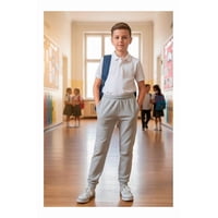 Broskis - Pantalon Buzo Escolar Gris