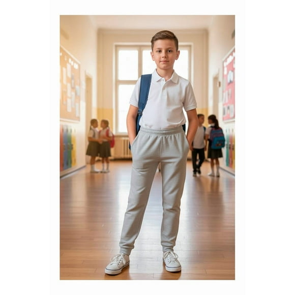 Pantalon Buzo Escolar Gris