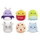 thumbnail image 1 of Paquete de 6 micromallows originales de Toy Squishmallows con Axel, Lune, Floyd, Orphie, Pep y Walker, 1 of 7