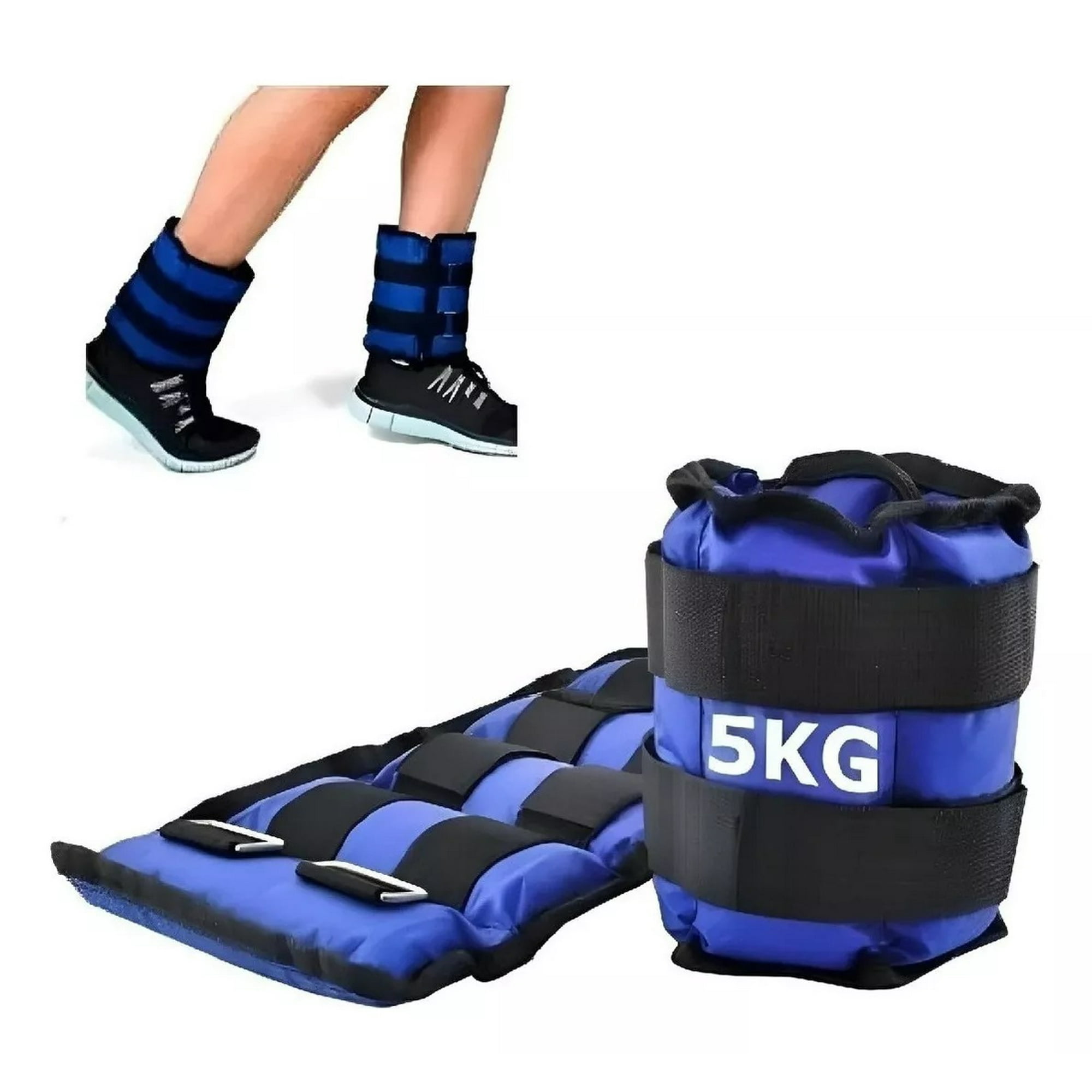 Genérico - Par Pesas Tobillera Y Muñeca Pesas De Tobillo 5kg Mancuernas