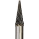 thumbnail image 2 of Lima giratoria o con rebaba de carburo, cono, extremo puntiagudo, doble corte, 6 mm, 2 of 8