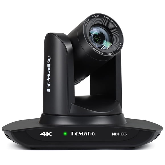 Cámara PTZ FoMaKo 4K NDI HX3 20x Zoom con Seguimiento IA
