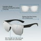 thumbnail image 2 of Gafas de sol FEISEDY con lente espejada sin montura UV400 B4114 para adultos, 2 of 3
