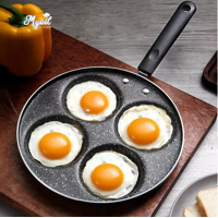 Genérico - Sartén De Huevos Con 4 Divisiones Para Mayor Rapidez