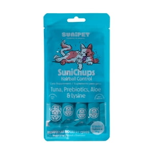 Sunipet - Snack Sunichups Hairball Control Para Gato 4 Tubos