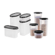 thumbnail image 1 of Pack 8 Organizadores Despensa Contenedores Transparentes Tupperware, 1 of 3