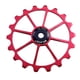 thumbnail image 3 of Bicicleta Desviador Trasero Polea MTB Rodamiento De Cerámica Rueda Jockey Rojo, 3 of 5