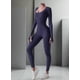 thumbnail image 1 of Mono Enterito Jumpsuit Deportivo Largo Mujer Manga Larga lila M, 1 of 2
