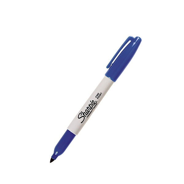 Sharpie - Marcador Punta Fina Azul X12ud