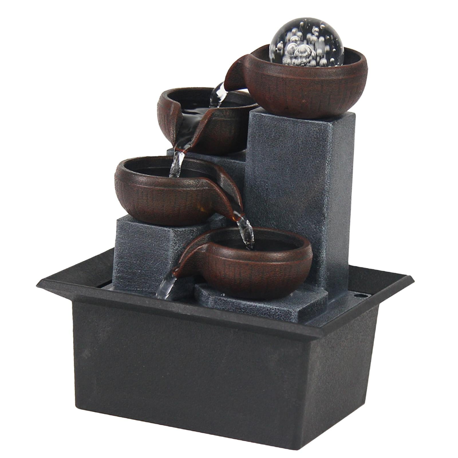 Bothyi - Fuente De Mesa Fuentes De Cascada Interiores De Escritorio De Meditación De Inauguración De La Casa