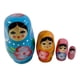 thumbnail image 3 of 4x Mu?ecas Rusas Anidadas Matryoshka Mu?ecas Para Cumplea?os Ni?os Regalo Para Ni?os Azul, 3 of 5