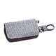 thumbnail image 3 of Car Key Fob Case PU Leather Universal Con Gancho De Metal Vehicle Key Fob Holder White, 3 of 5