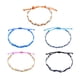 thumbnail image 1 of 5 pulseras tejidas de arcoíris para mujer, ajustables, con cordón trenzado., 1 of 5