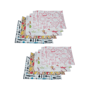 Genérico - Pack 10 Paños De Cocina Microfibra 37X50 | Ultra Absorbentes Y Sin Pelusa