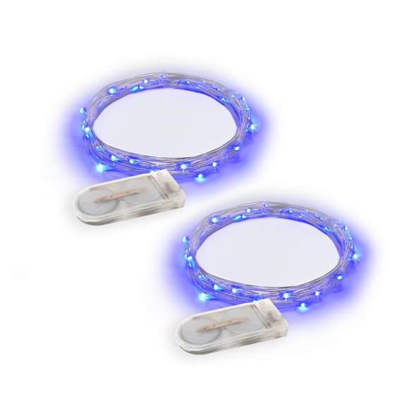 Luces de cadena RTGS 2 unidades 2 m impermeables a batería