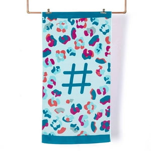 Mashini - Toalla De Playa Juego 70X150 Gato Celeste