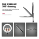 thumbnail image 5 of "Aro de Luz LED Belug  45 cm 1000W Blanco Frío con Trípode 2 m y Soporte para Teléfono ", 5 of 5
