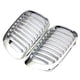 thumbnail image 1 of Rejilla De Riñón Delantera Cromada De 2 Piezas Para E46 M3 325Ci 3 Series 2DR 99-06, 1 of 3