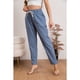 thumbnail image 2 of Pantalón Mujer Semi Pitillo Algodón Tipo Lino Tiro Alto 7004, 2 of 3