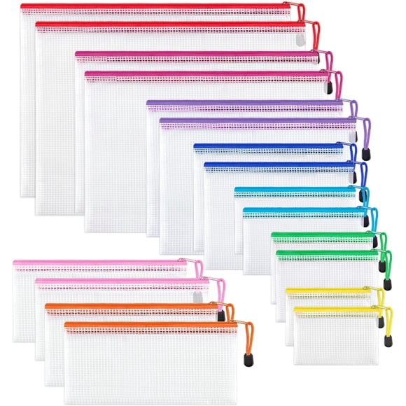 Bolsa Organizadora JARLINK 18 Unidades 8 Tamaños 9 Colores Impermeable