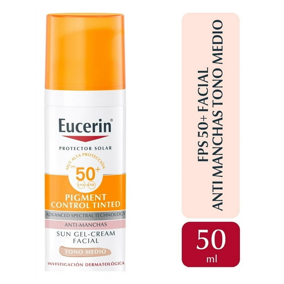 Protector Solar Eucerin Pigment Control Tono Medio 50ml