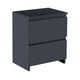 thumbnail image 1 of Velador Cajonera Dark Dos Cajones Mesa De Noche - Negro, 1 of 3