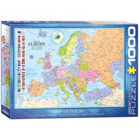 Puzzle Eurographics Mapa De Europa 1000 Piezas