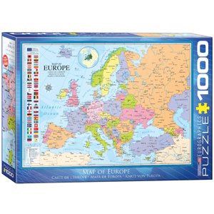 Puzzle Eurographics Mapa De Europa 1000 Piezas